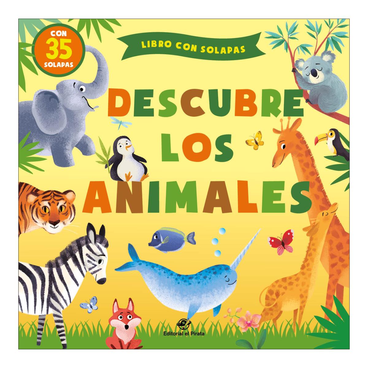 Imagen 0 de Descubre los animales: Cuentos infantiles 1-4 años con solapas