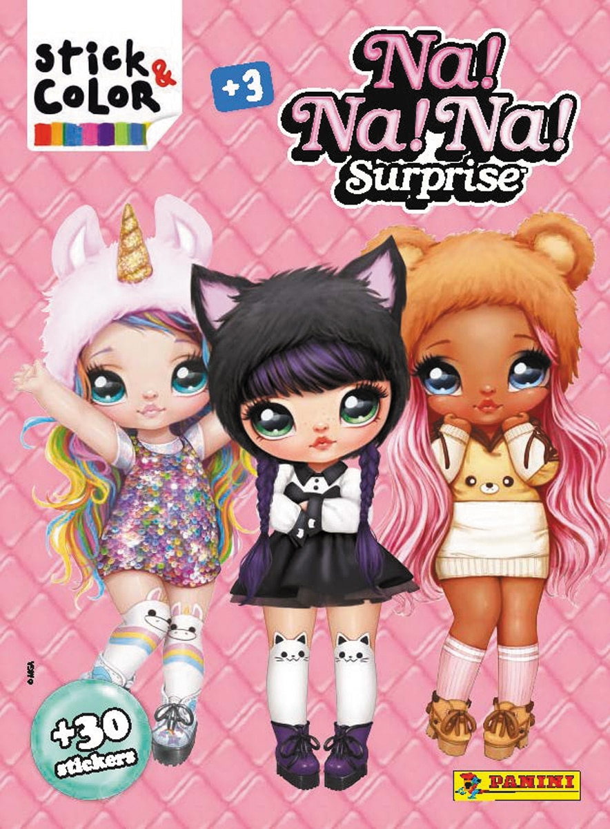 Na! na! na! surprise. Stick &amp; color
