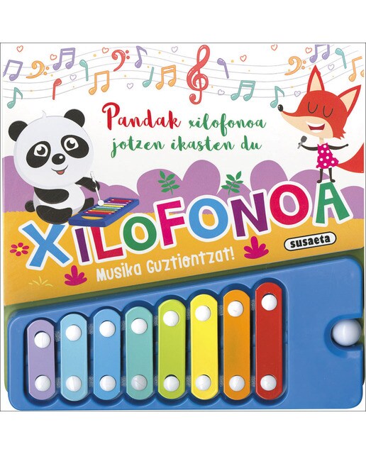 Pandak xilofonoa jotzen ikasten du 1