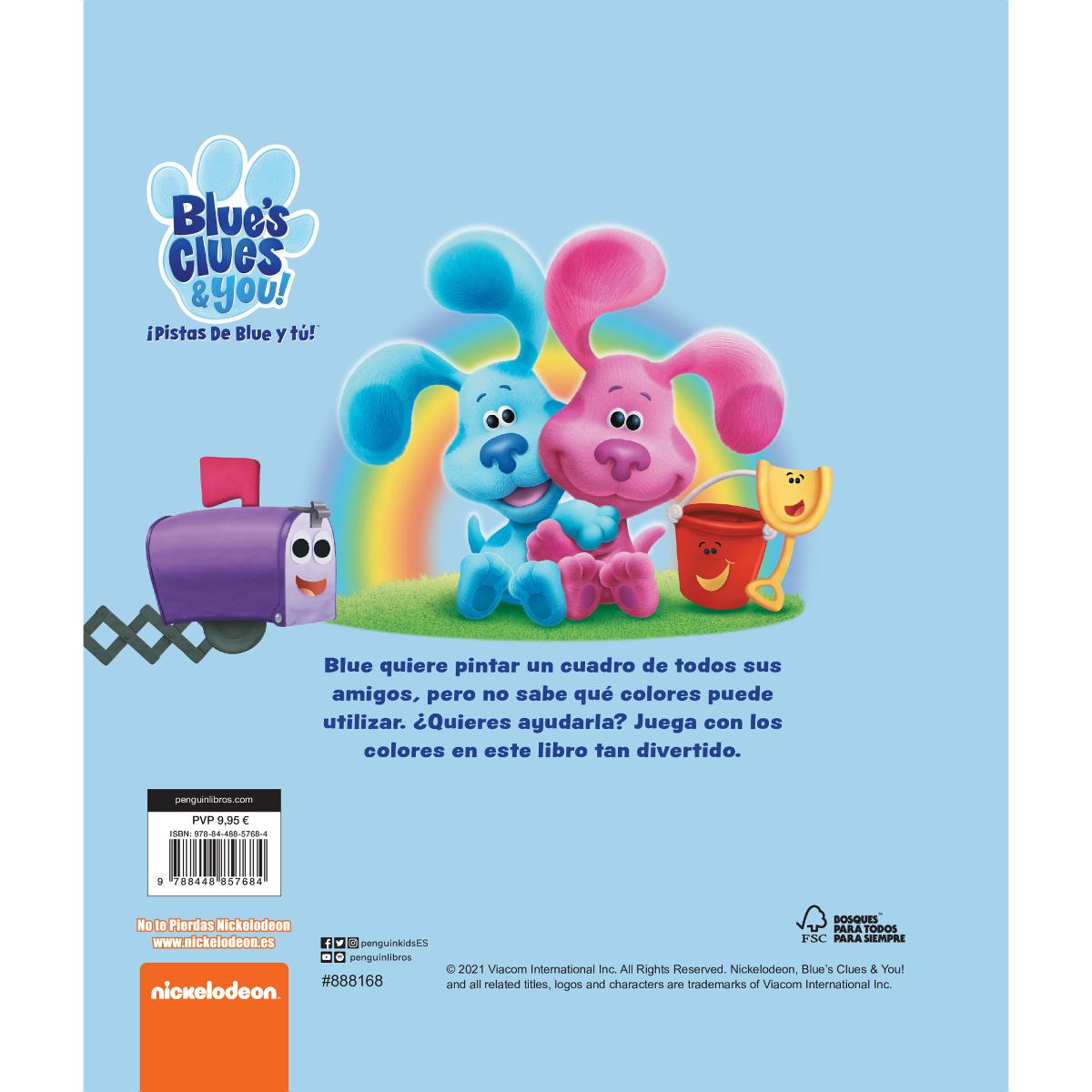 Imagen 2 de Blue's Clues & You! | ¡Pistas de Blue y tú! - Los colores con Blue  (Tapa dura)