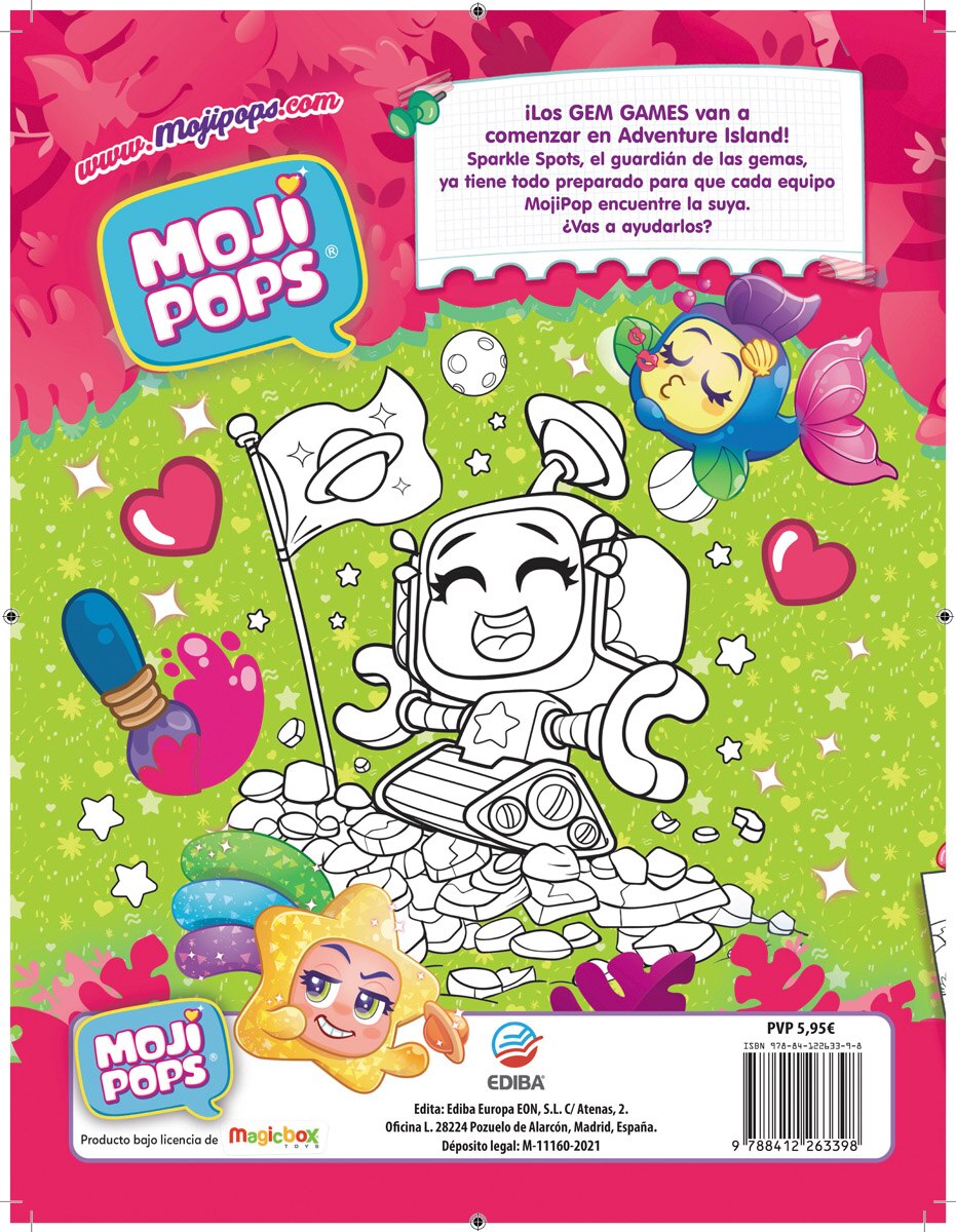 Libro Moji Pops Serie Adventure - España  (Tapa blanda) 2