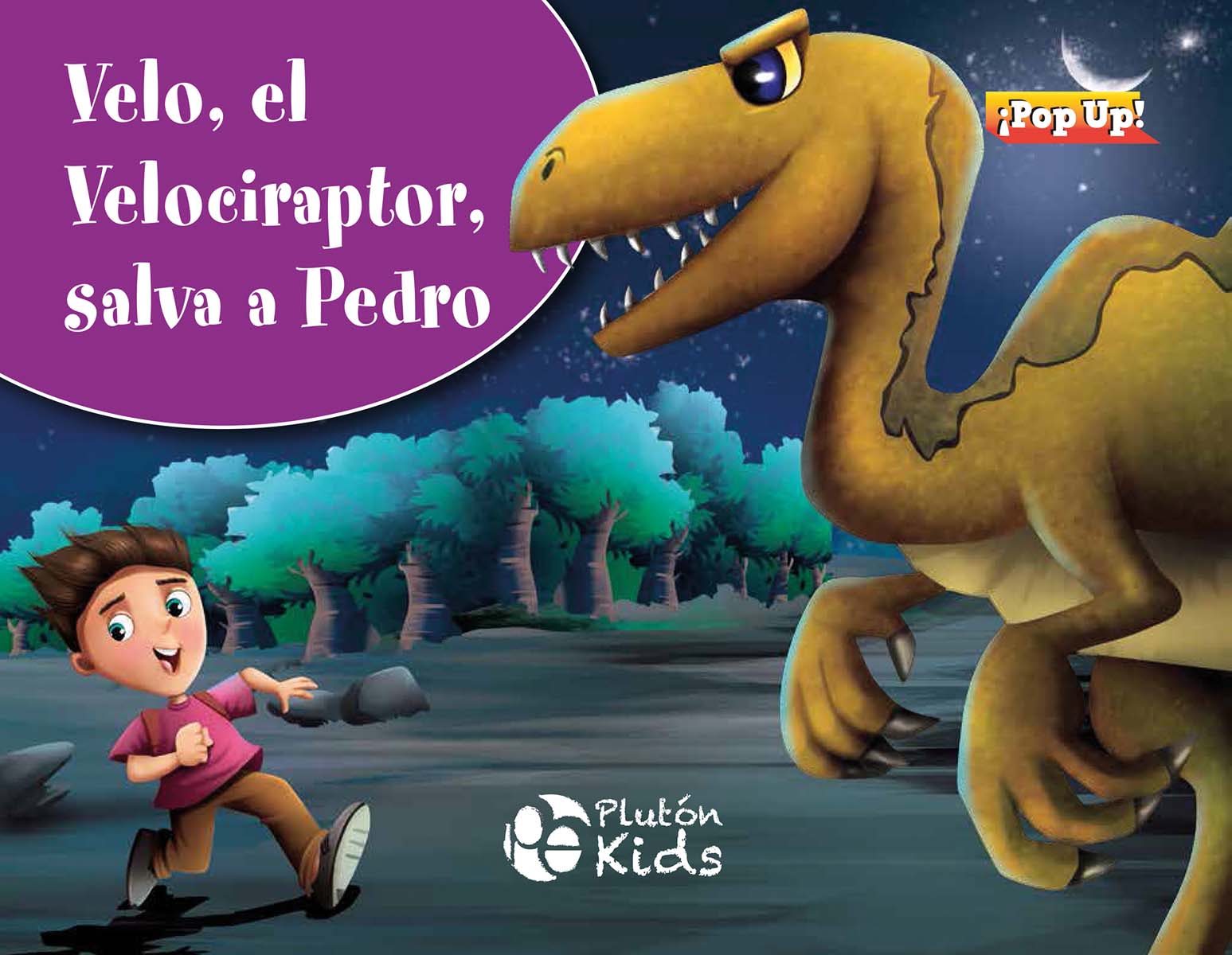 Velo, el Velociraptor, salva a Pedro: POP UP (Capa dura) 1