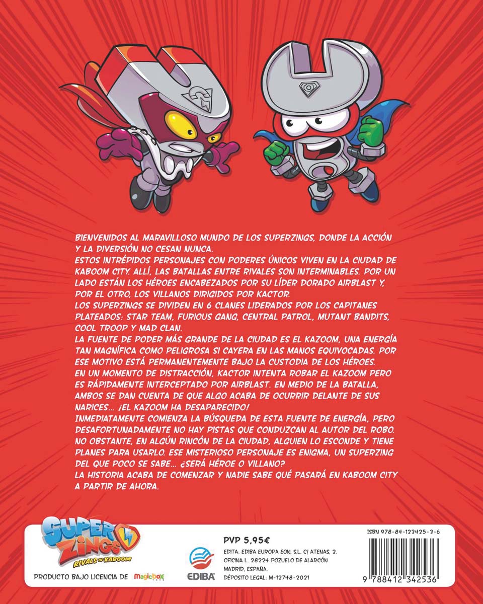 Libro para colorear Superthings Series 1 - España (Capa mole) 2