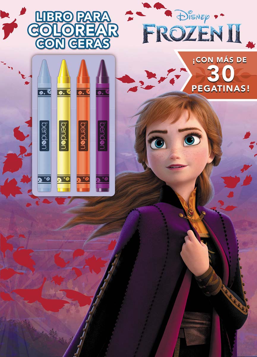 Frozen 2. Libro para colorear con ceras: Con pegatinas(Tapa blanda) 1