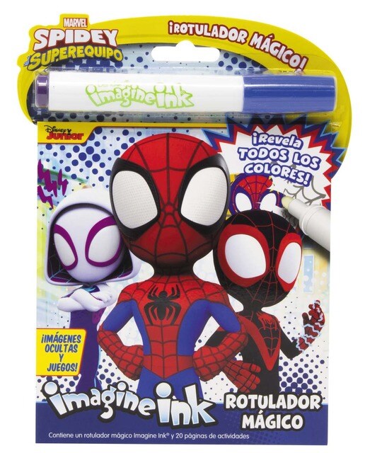 Spidey y su superequipo. Rotulador mágico: Libro de colorear y actividades con rotulador mágico (Tapa blanda) 1