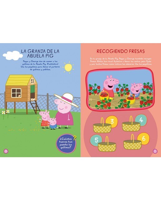 Peppa Pig. Cuaderno de actividades - Súper pegatinas: ¡Con 1000 pegatinas!  (Tapa blanda) 4