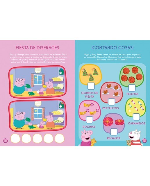 Peppa Pig. Cuaderno de actividades - Súper pegatinas: ¡Con 1000 pegatinas!  (Tapa blanda) 5