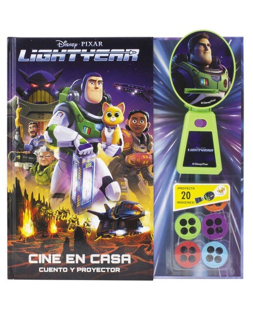 Imagen 0 de Lightyear. Cine en casa: Cuento y proyector (Tapa blanda)