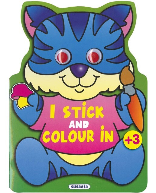 I stick and colour in 1
