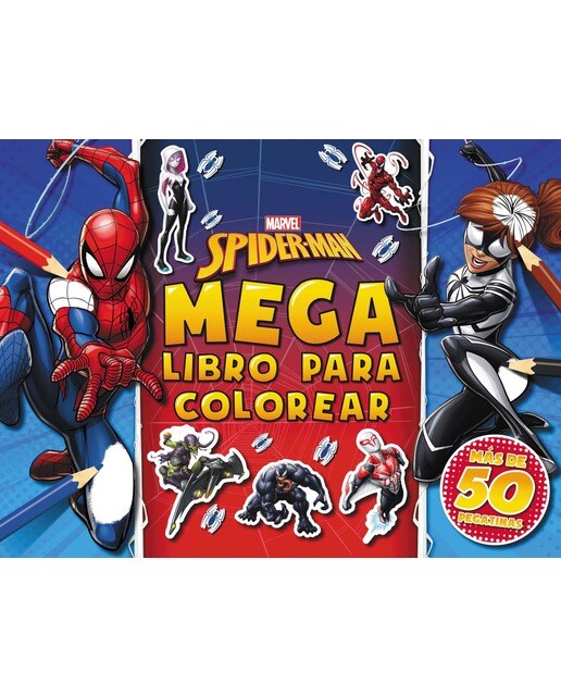 Spider-Man. Megalibro para colorear 2: Con pegatinas