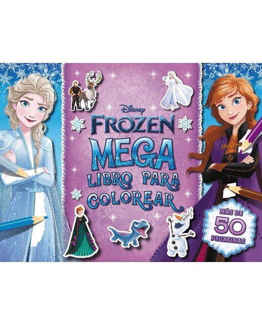 Frozen. Megalibro para colorear 2: Con pegatinas (Tapa blanda) 1