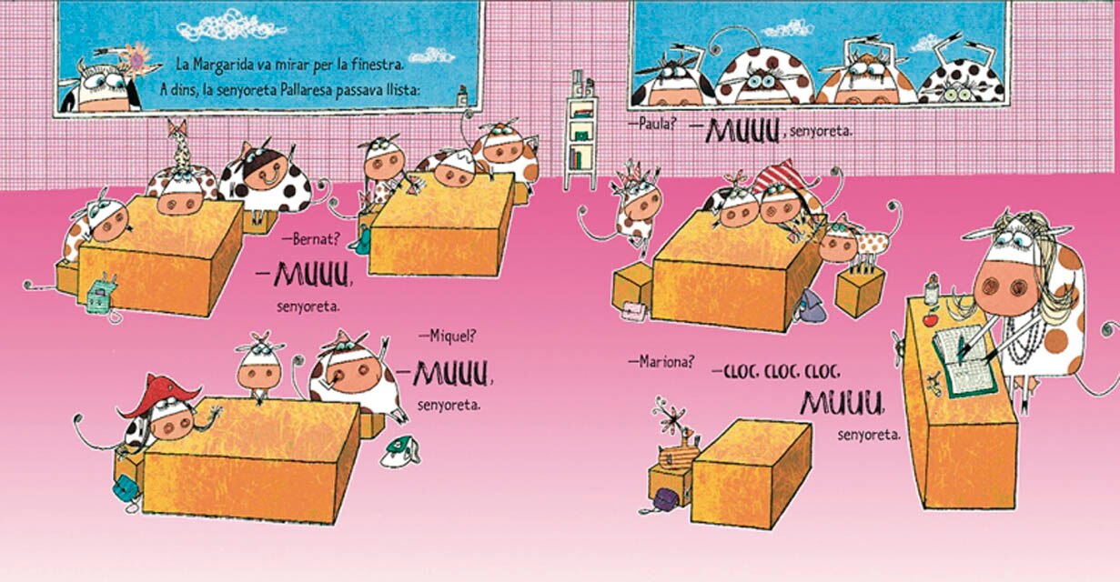 La vaca que va anar a l'escola (La vaca)  (Tapa dura) 3
