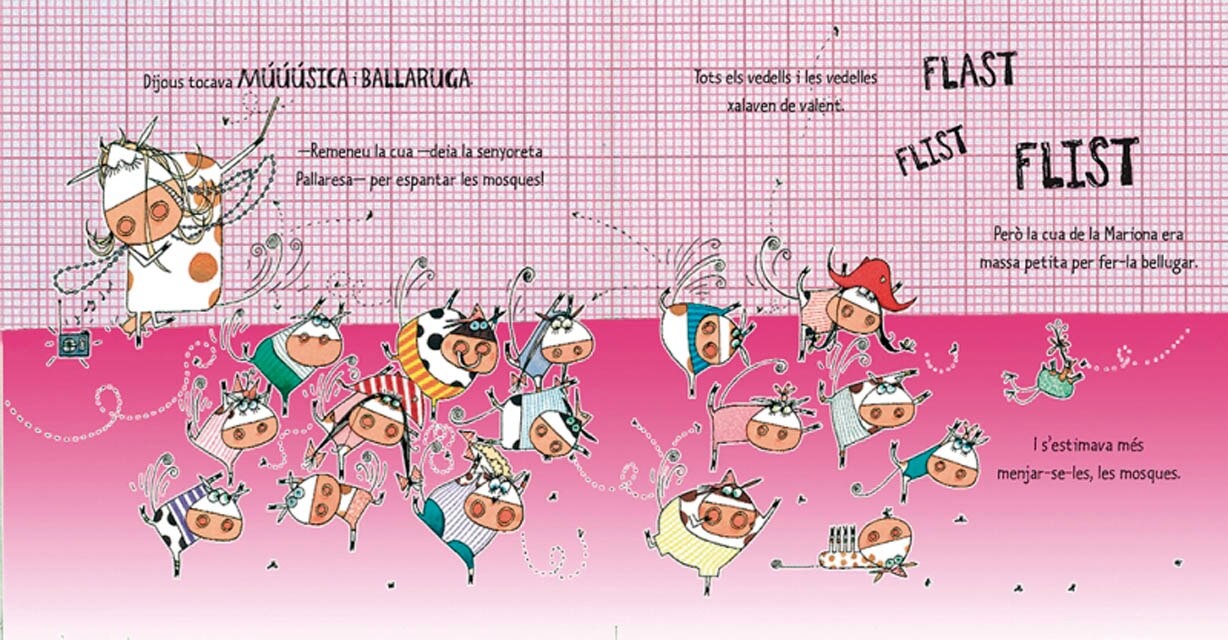 La vaca que va anar a l'escola (La vaca)  (Tapa dura) 4
