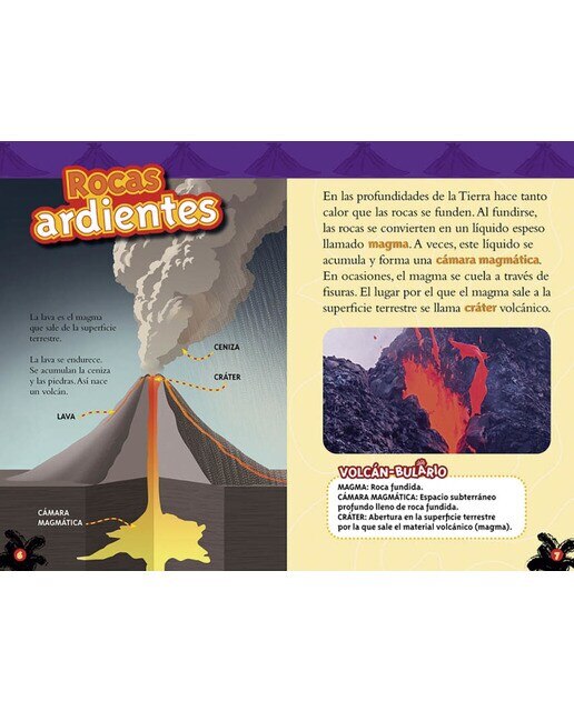 Aprende a leer con National Geographic (Nivel 2) - Volcanes: ¡Textos en letra de imprenta para primeros lectores! (Capa mole) 2