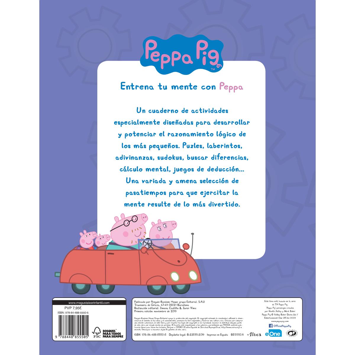 Entrena tu mente con Peppa. 5 años (Peppa Pig. Cuaderno de actividades) (Capa mole) 2