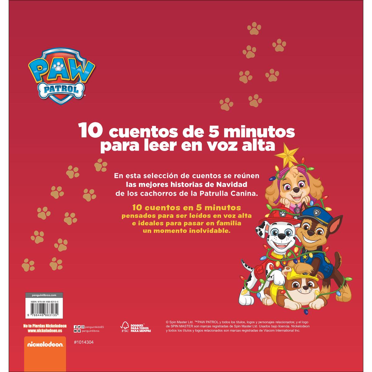 Paw Patrol | Patrulla Canina. Recopilatorio de cuentos - Cuentos de 5 minutos. Feliz Navidad (Capa dura) 2