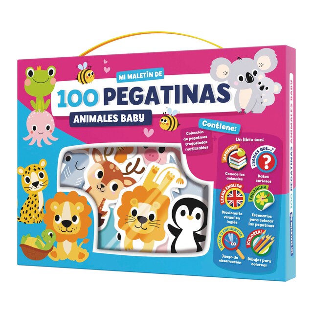 Imagem 0 de MALETIN 100 PEGATINAS - ANIMALES BABY