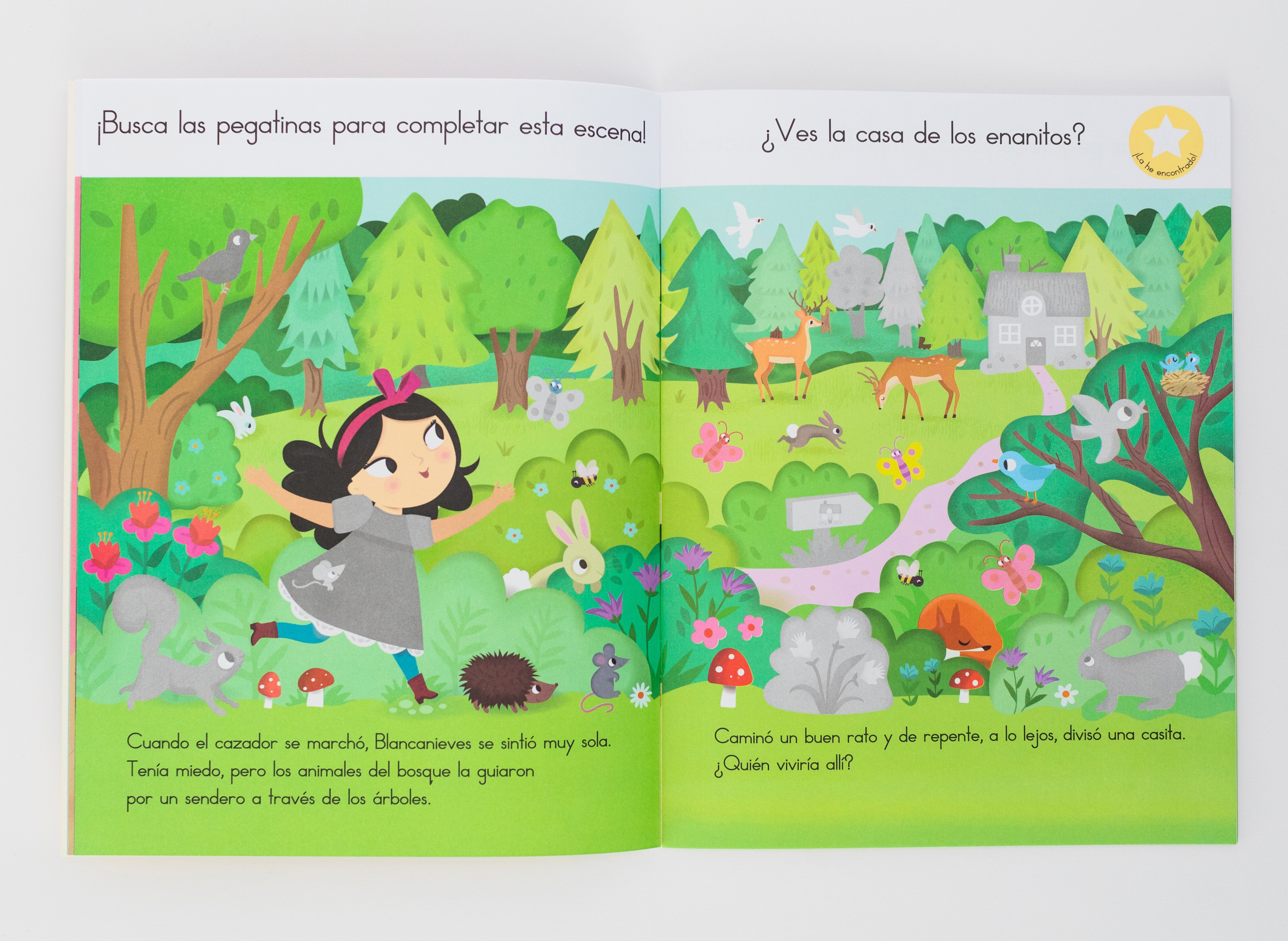 ¡Cuentos con pegatinas! Blancanieves y los siete enanitos  (Tapa blanda) 3