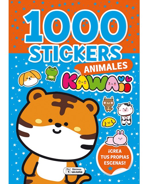 1000 STICKERS KAWAII ANIMALES (Capa mole) 1