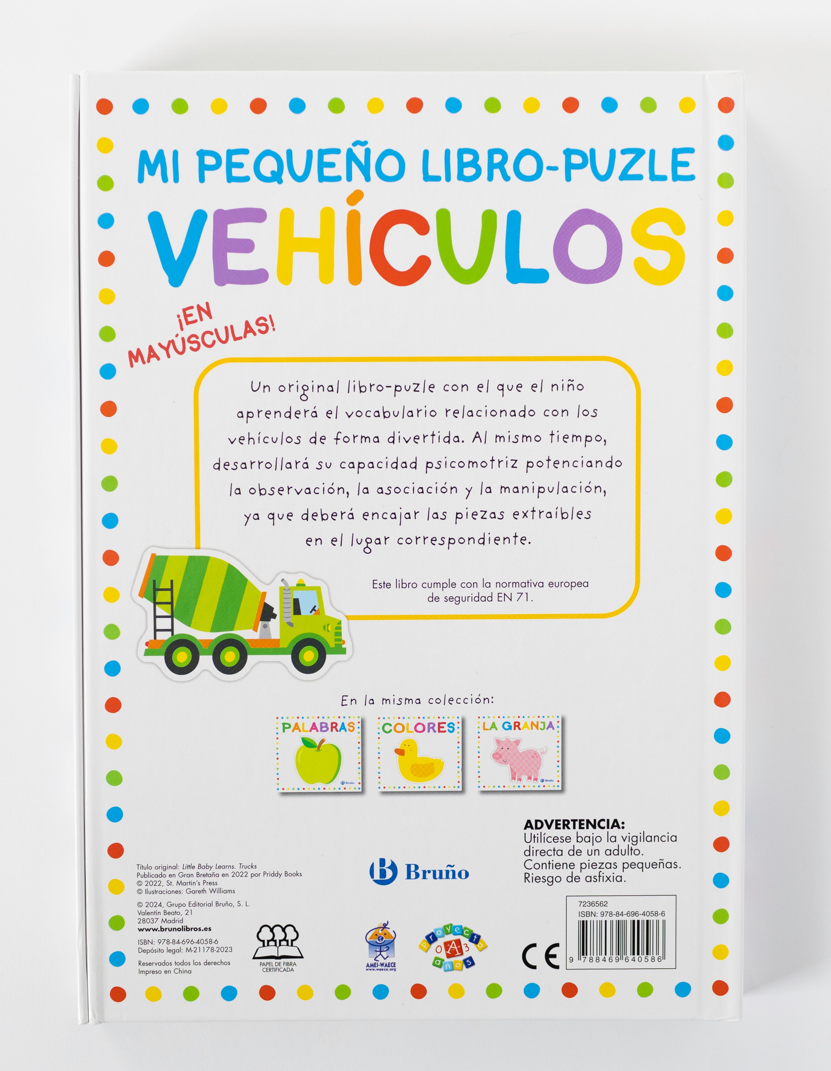 Mi pequeño libro-puzle. Vehículos (Capa dura) 2