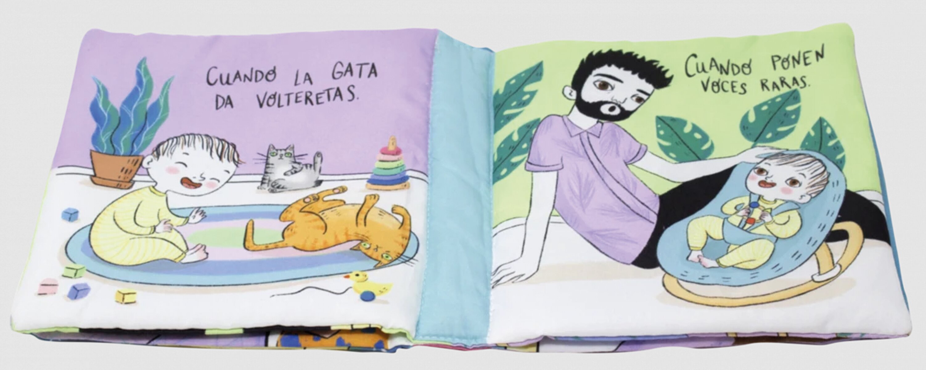 ¿Dónde está la risa? Libro de tela 2