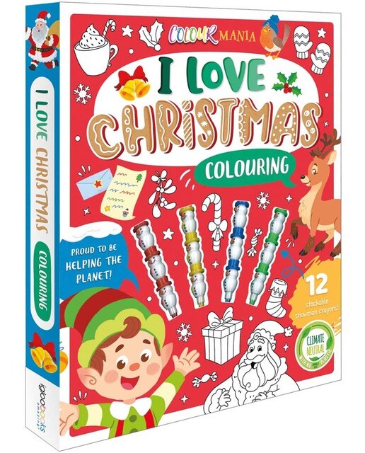 I love christmas colouring 1
