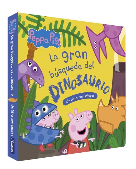 Peppa Pig. Libro de cartón con solapas - La gran búsqueda del dinosaurio 1