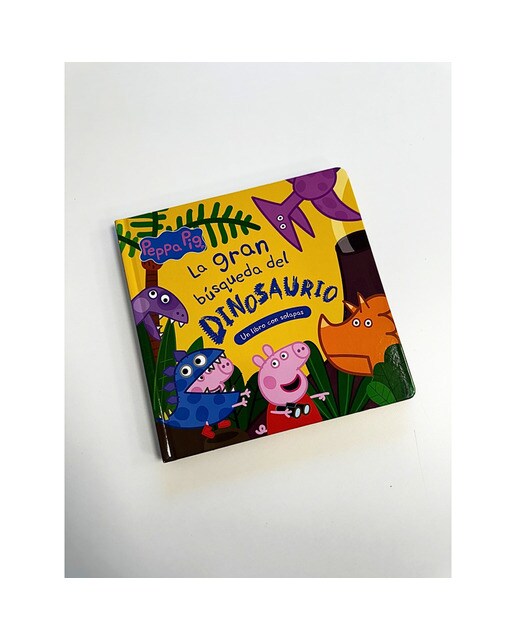 Peppa Pig. Libro de cartón con solapas - La gran búsqueda del dinosaurio 3