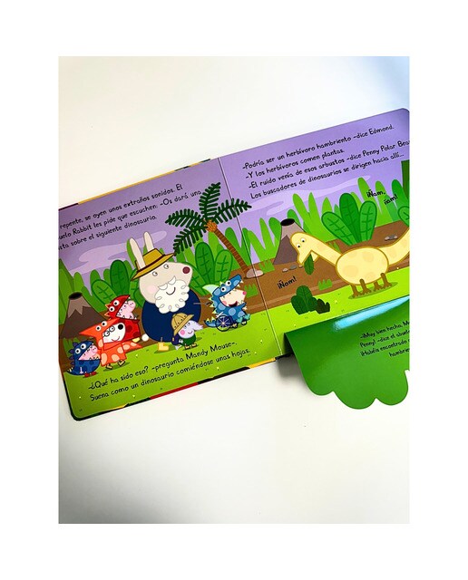 Peppa Pig. Libro de cartón con solapas - La gran búsqueda del dinosaurio 4