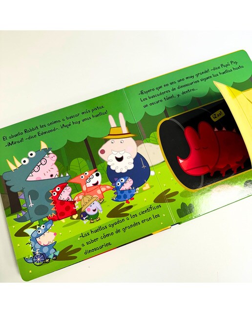 Peppa Pig. Libro de cartón con solapas - La gran búsqueda del dinosaurio 5