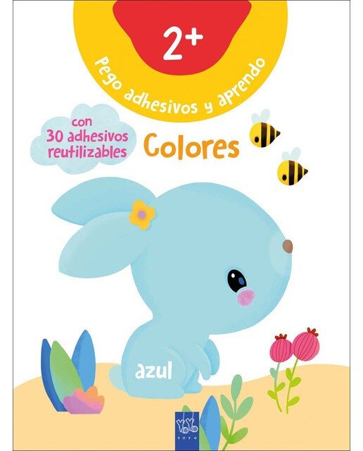 Pego adhesivos y aprendo. Colores +2 1