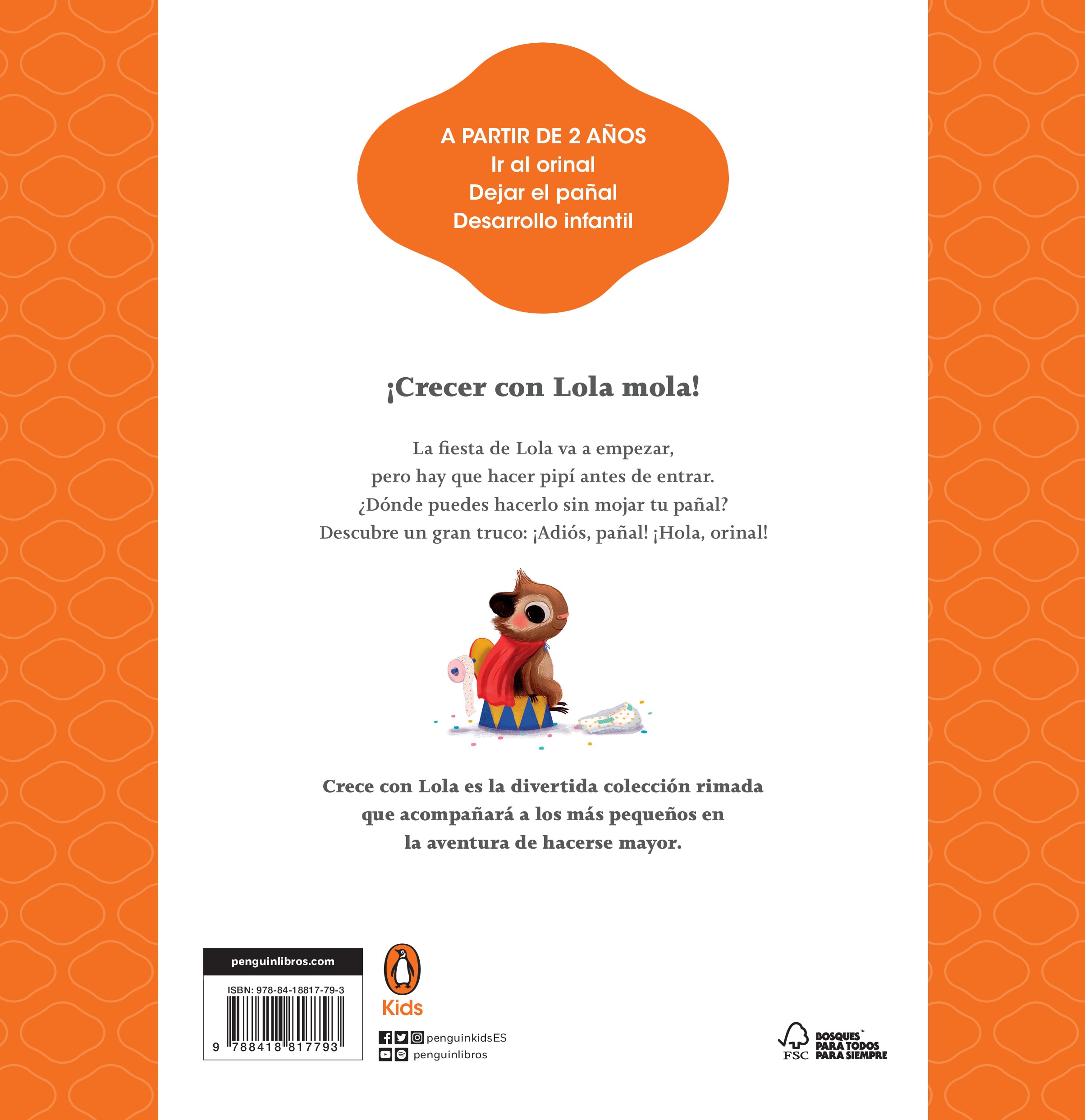 ¡Adiós, pañal! ¡Hola, orinal! (Crece con Lola) (Tapa dura) 2