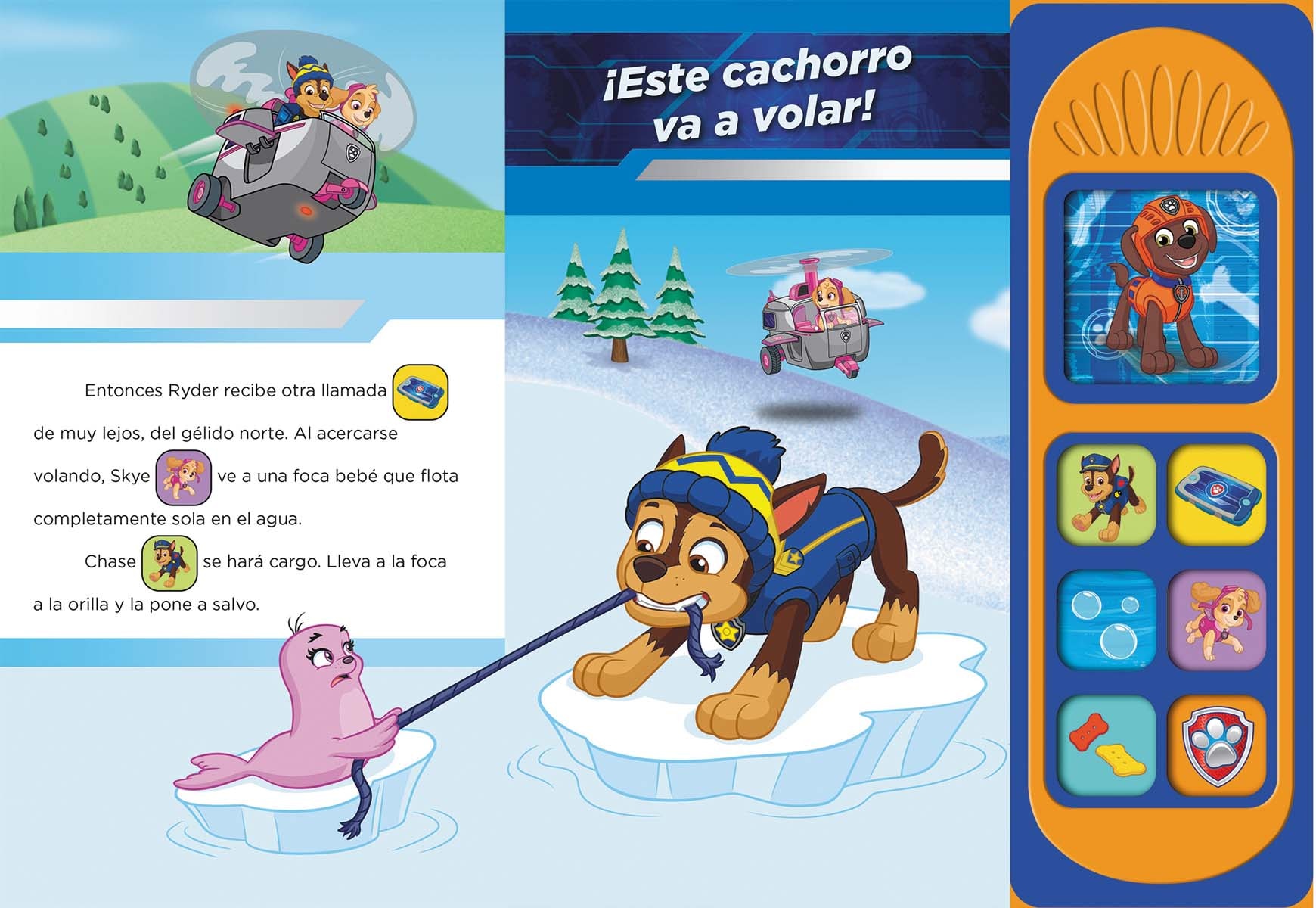 EN SUS MARCAS, LISTOS, ¡AL RESCATE!  7 BOTONES CON SONIDO PATRULLA CANINA LSB (Capa dura) 3