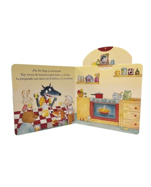 L'ovelleta va a la granja (L'ovelleta que va venir a sopar. Llibre de cartró amb mecanismes) 4