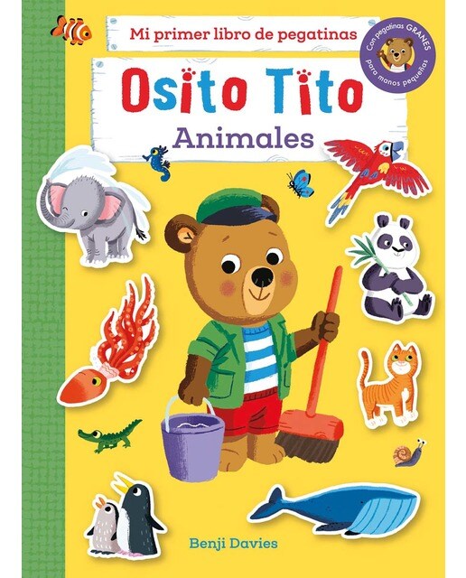 Osito Tito. Mi primer libro de pegatinas. Animales (Capa mole) 1