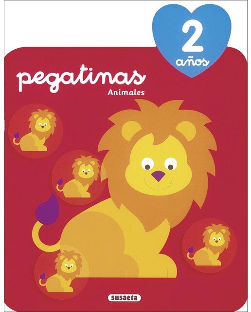 Imagem 0 de Pegatinas animales 2 años
