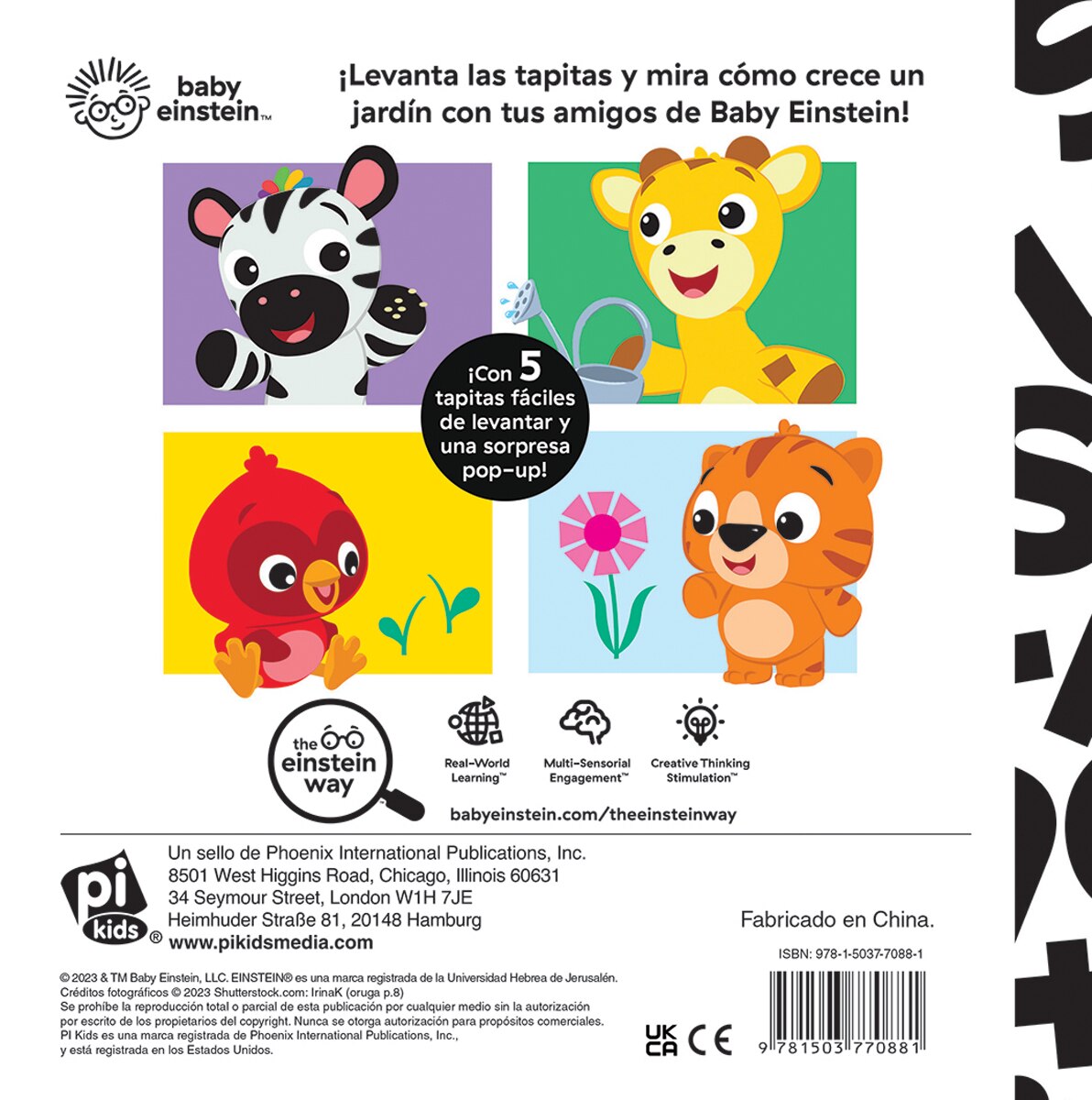 DESCUBRE UN JARDIN. LEVANTA Y ¡SORPRESA! BABY EINSTEIN 2
