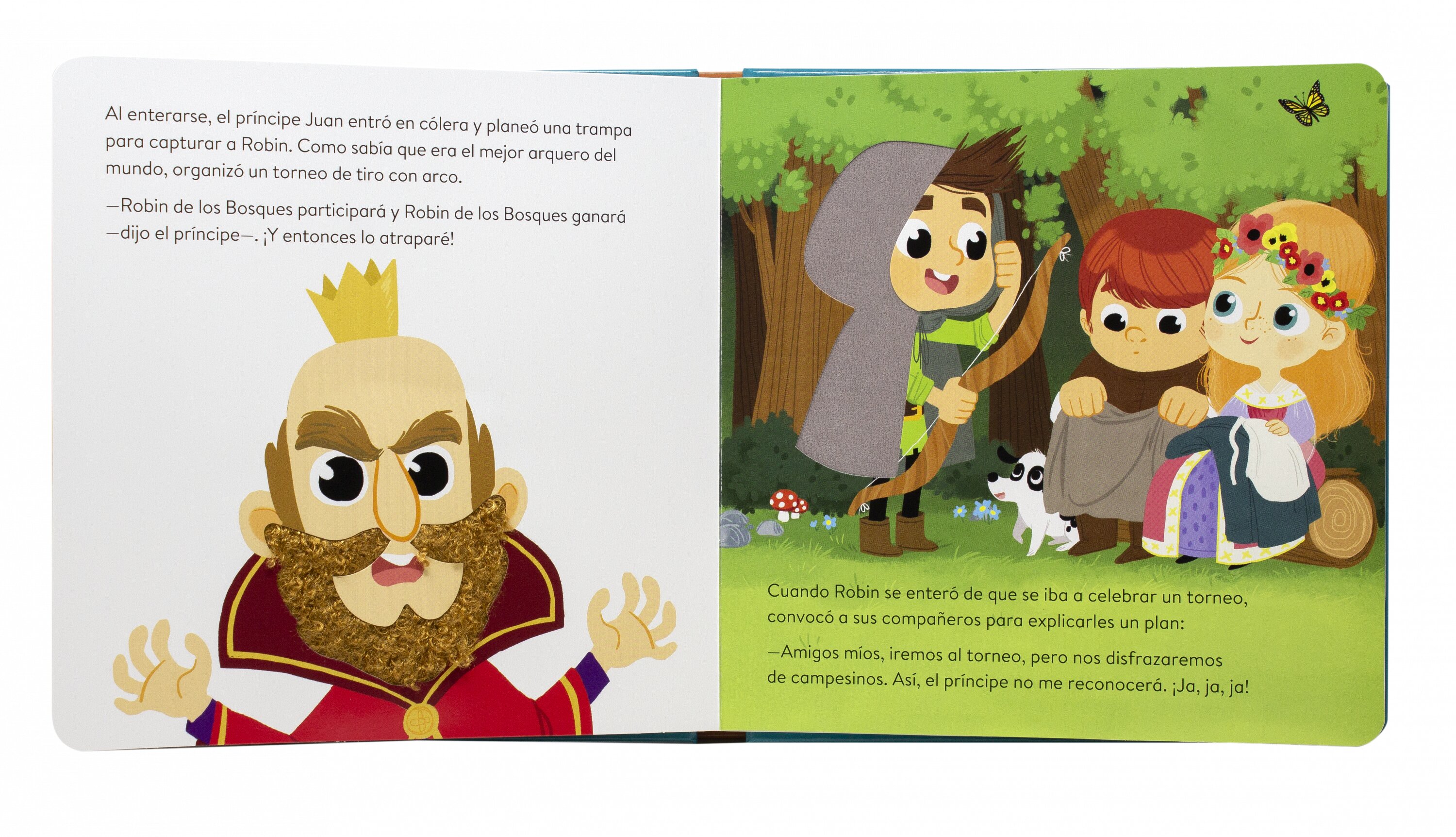 Robin de los bosques. Cuento con texturas 2
