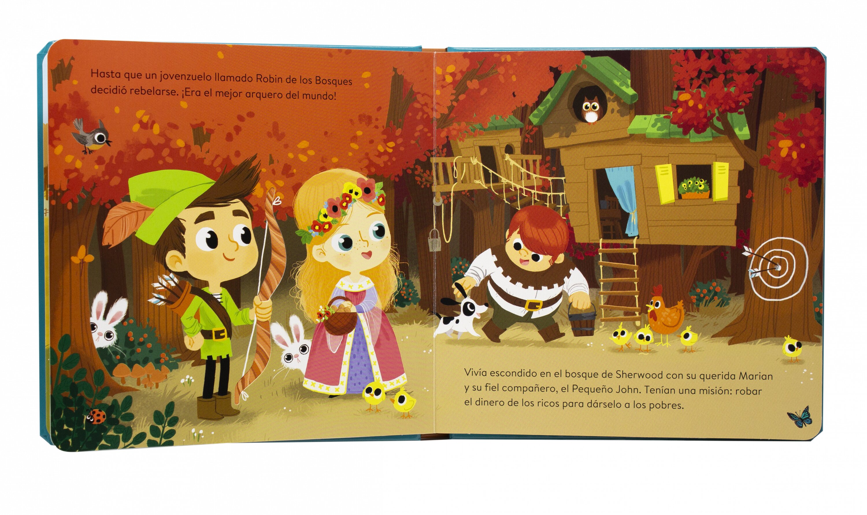 Robin de los bosques. Cuento con texturas 3