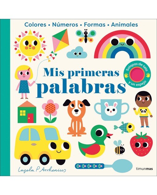 Mis primeras palabras. Con solapas de tela y un espejo 1