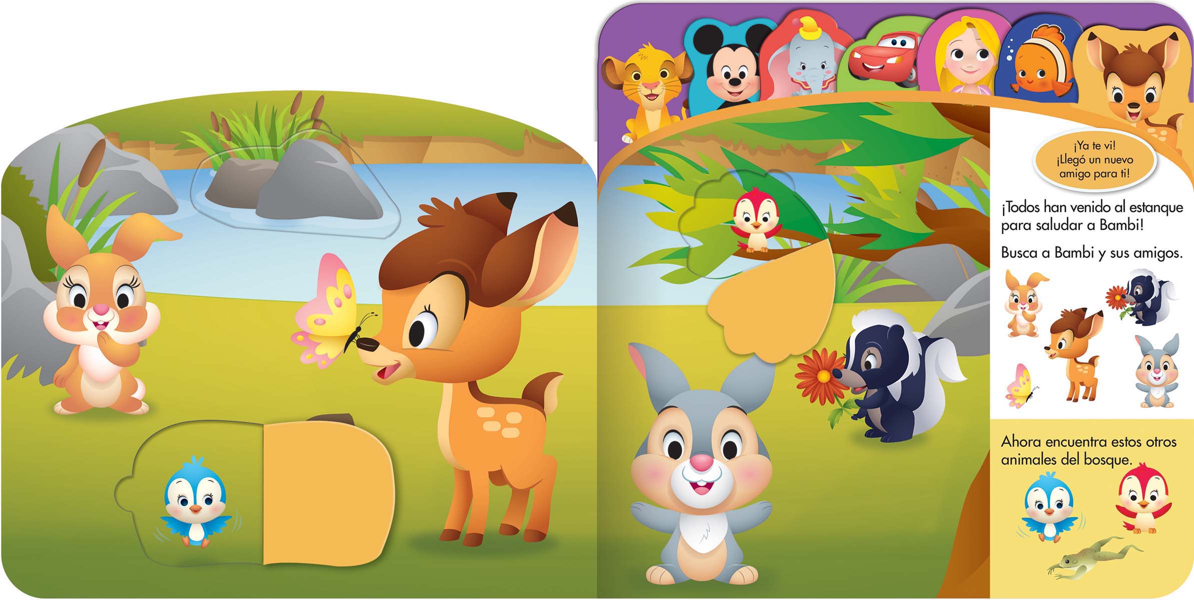 SORPRESA. BUSCA Y ENCUENTRA CON TAPITAS DISNEY BABY LAF LF 3