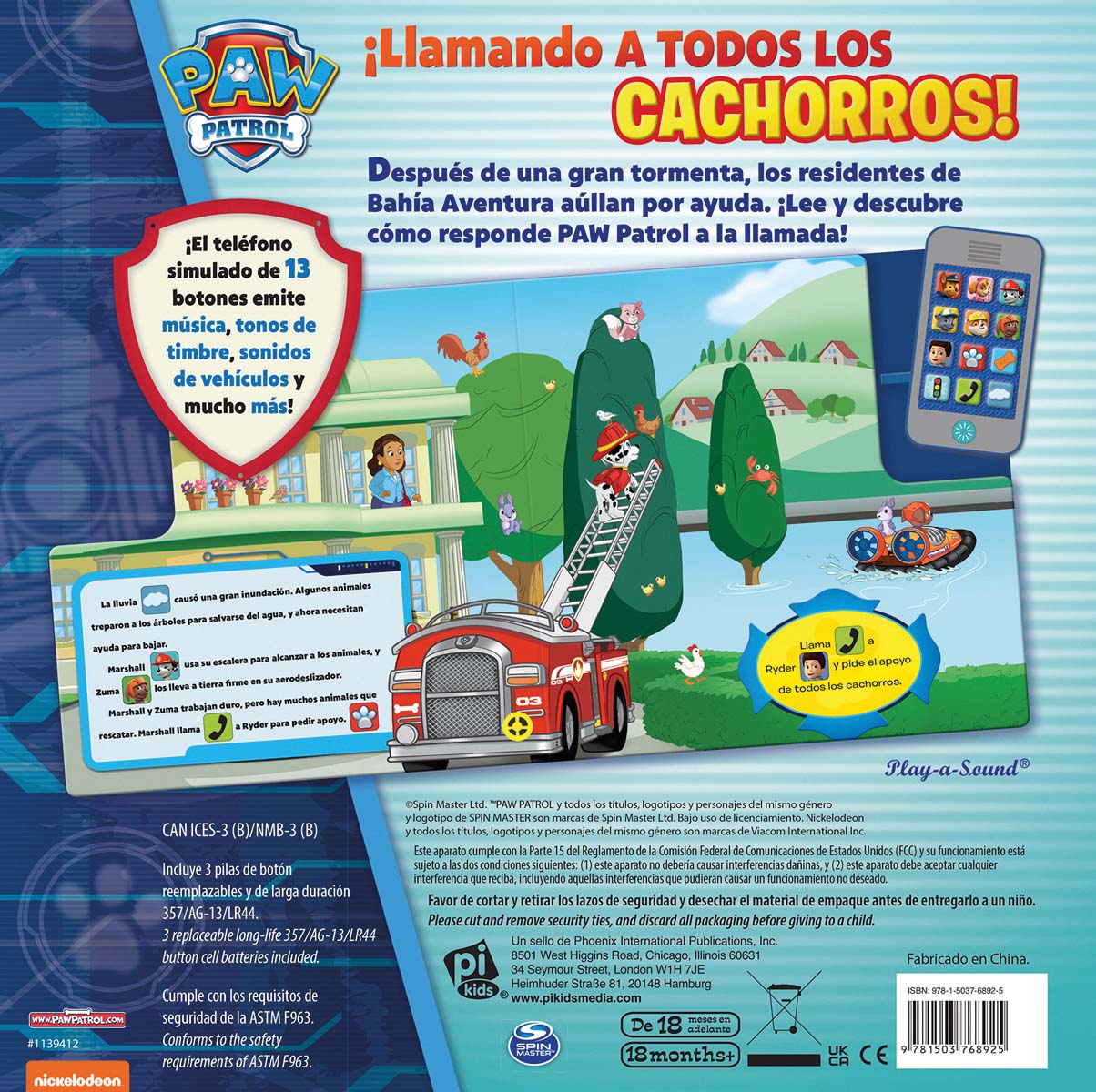 LLAMANDO A TODOS LOS CACHORROS. MI PROPIO TELEFONO PATRULLA CANINA. MOP (Capa dura) 2