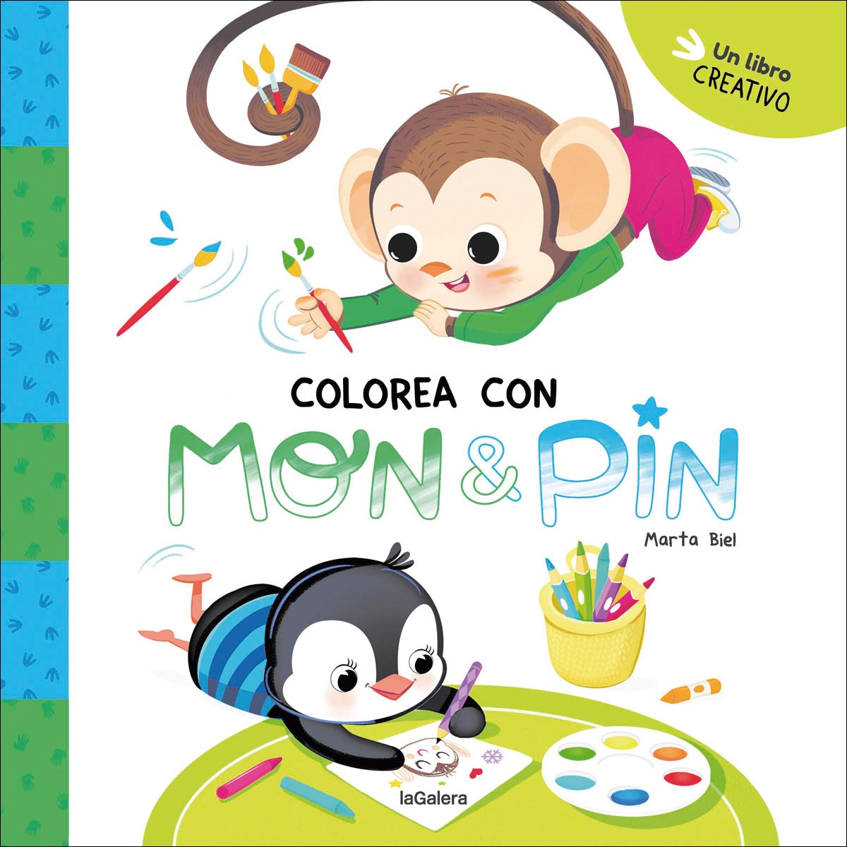Imagem 0 de Mon & Pin. Actividades 1. Colorea con Mon & Pin