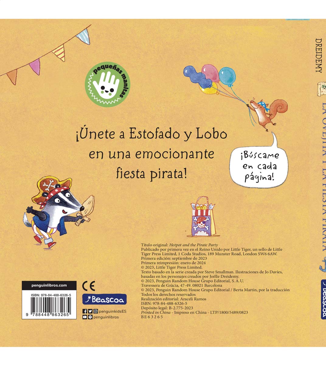La ovejita y la fiesta pirata (La ovejita que vino a cenar. Libro de cartón con mecanismos) 4