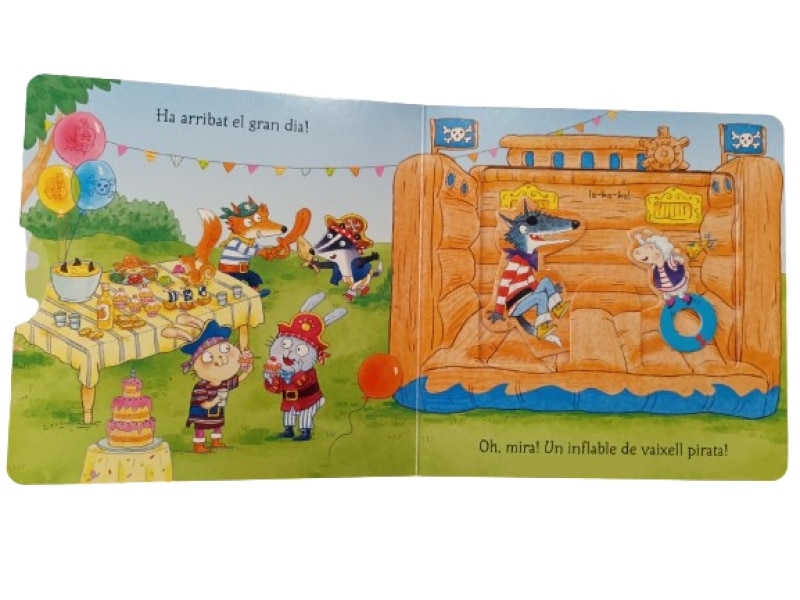L'ovelleta i la festa pirata (L'ovelleta que va venir a sopar. Llibre de cartró amb mecanismes) 9