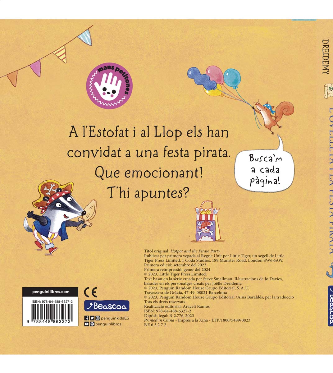 L'ovelleta i la festa pirata (L'ovelleta que va venir a sopar. Llibre de cartró amb mecanismes) 10