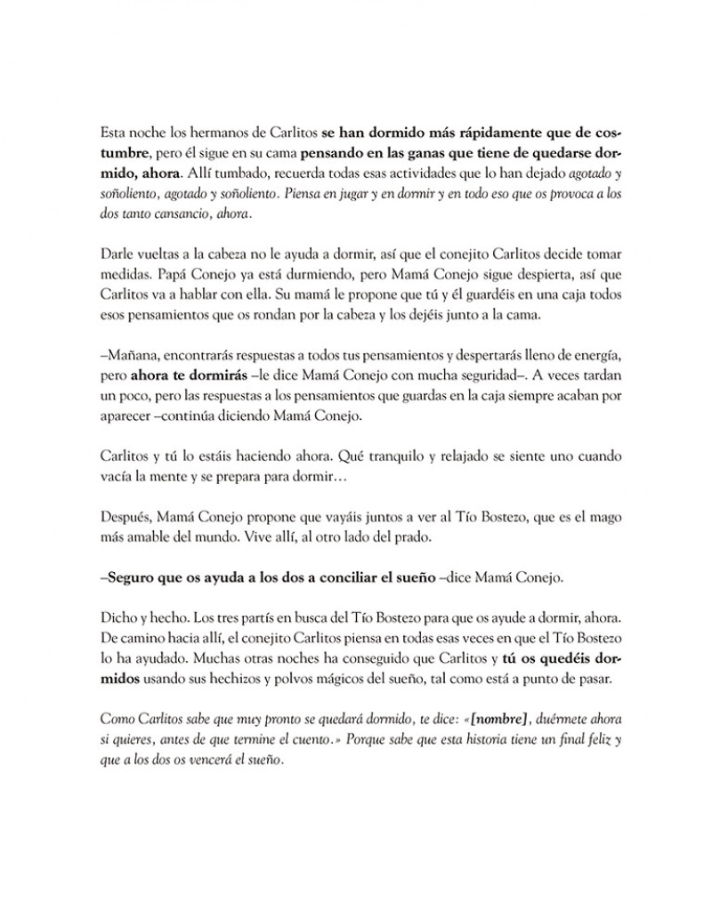 El conejito que quiere dormirse: Un nuevo método para ayudar a los niños a dormir (Capa dura) 4
