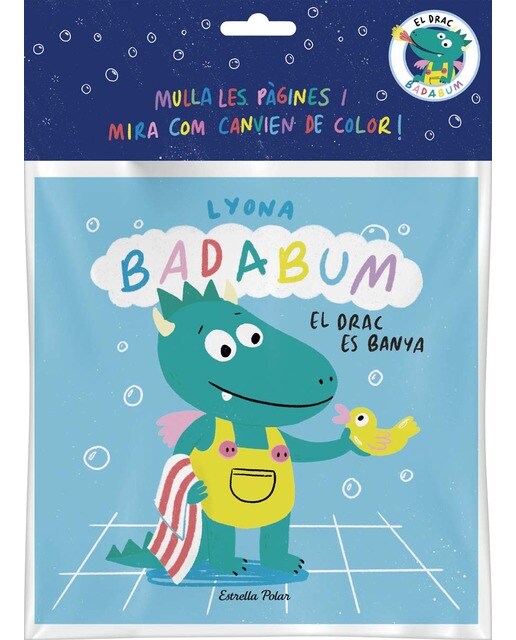Imagem 0 de BADABUM. El drac es banya. Llibre de bany màgic: Mulla les pàgines i mira com canvien de color!
