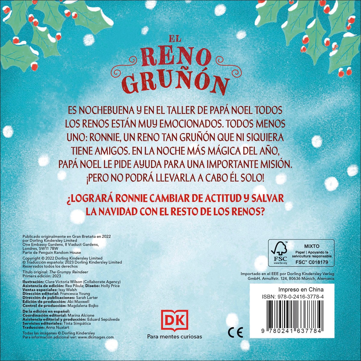 El reno gruñón: Un cuento de Navidad sobre la generosidad (Capa dura) 2