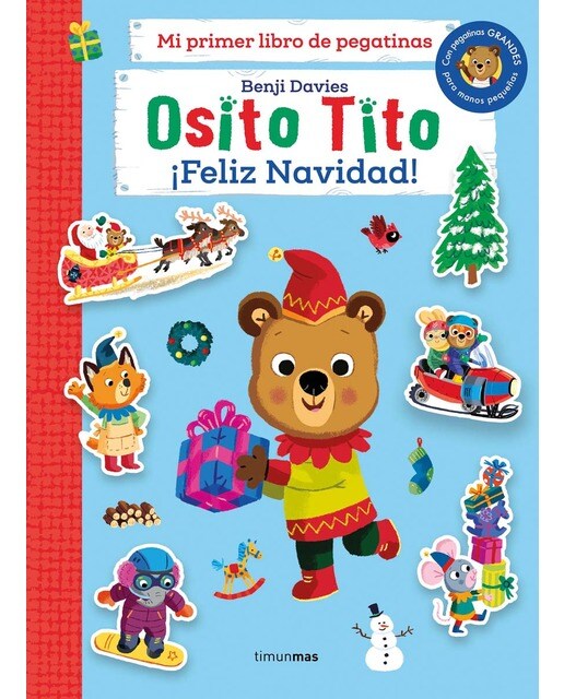 Osito Tito. Mi primer libro de pegatinas. ¡Feliz Navidad! (Capa mole) 1